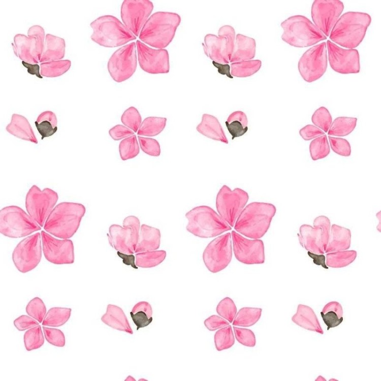 Papel de Parede Adesivo Flor de Cerejeira...