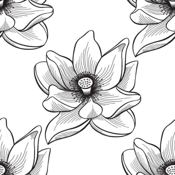 Papel de Parede Adesivo Flor N287B