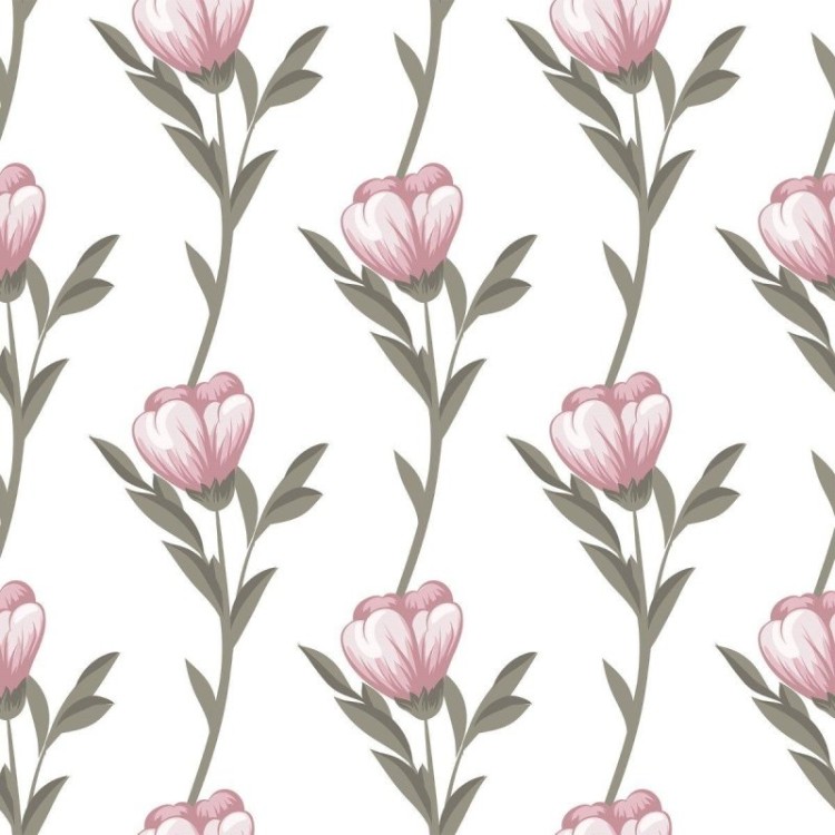 Papel de Parede Adesivo Floral  N012130