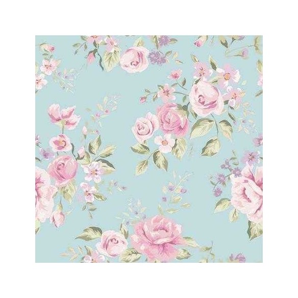 Papel de Parede Adesivo Floral  Rosas 100915