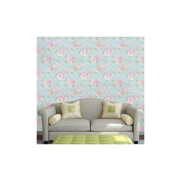 Papel de Parede Adesivo Floral  Rosas 100915