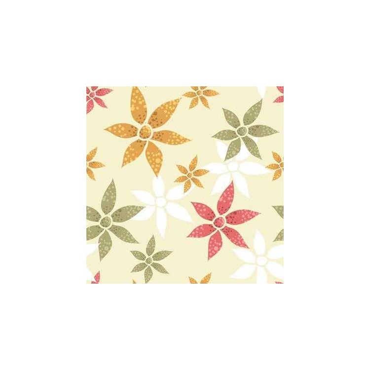Papel de Parede Adesivo Floral 1242