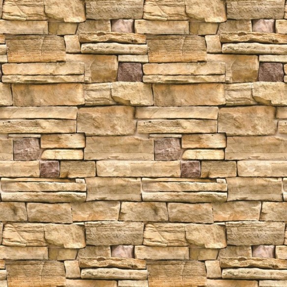 Papel de Parede Adesivo 3D Pedras NP054