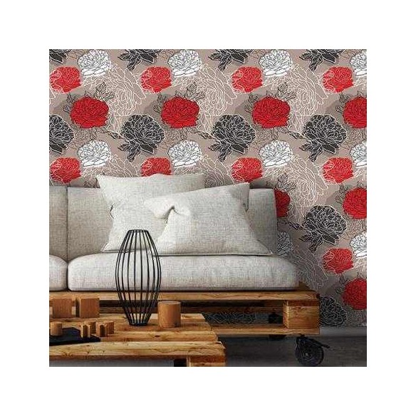Papel de Parede Adesivo Floral 210116