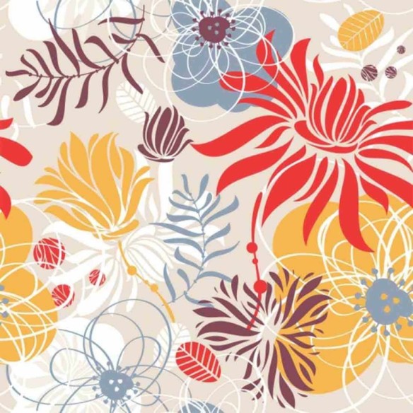 Papel de Parede Adesivo Floral 210121