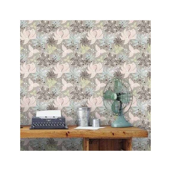 Papel de Parede Adesivo Floral 210122