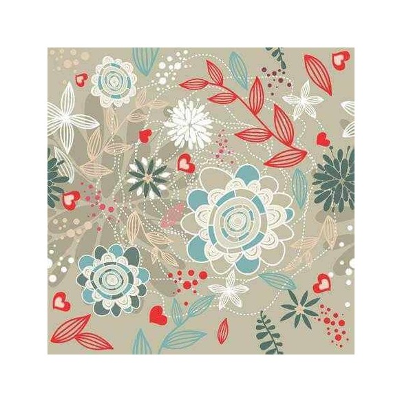 Papel de Parede Adesivo Floral 210123