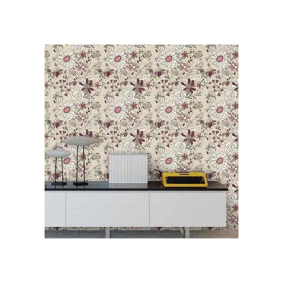 Papel de Parede Adesivo Floral 210139