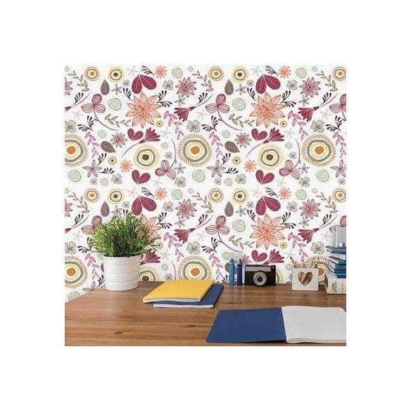 Papel de Parede Adesivo Floral 210179