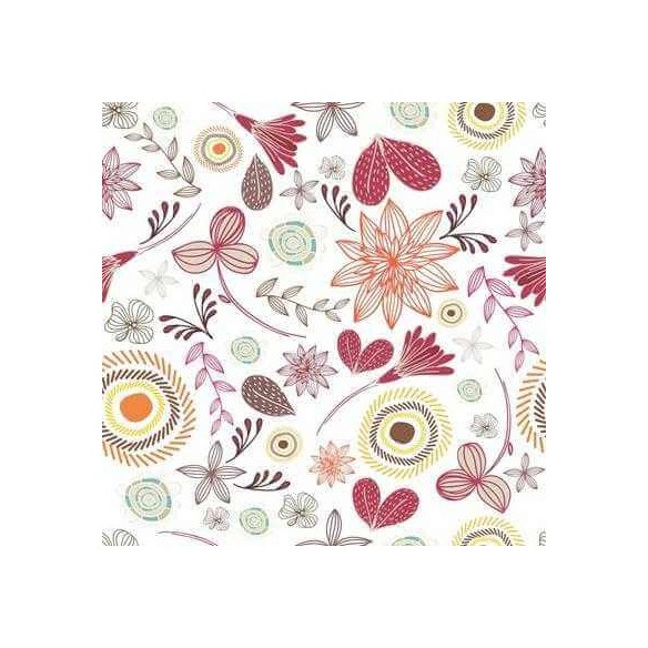 Papel de Parede Adesivo Floral 210179