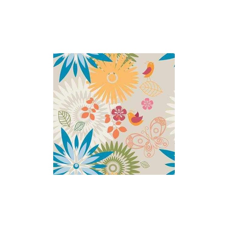 Papel de Parede Adesivo Floral 210181