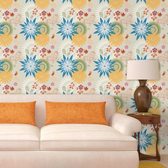 Papel de Parede Adesivo Floral 210181