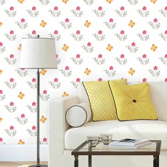 Papel de Parede Adesivo Floral 291474533