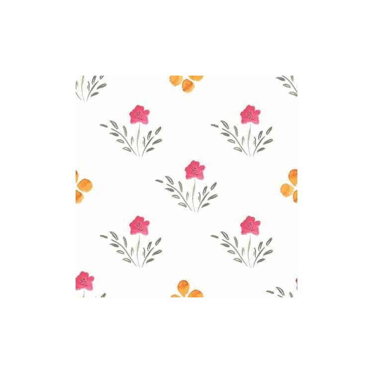 Papel de Parede Adesivo Floral 291474533