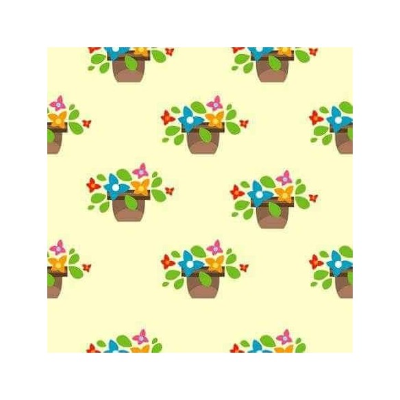 Papel de Parede Adesivo Floral 33