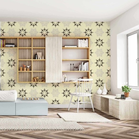 Papel de Parede Adesivo Floral 37