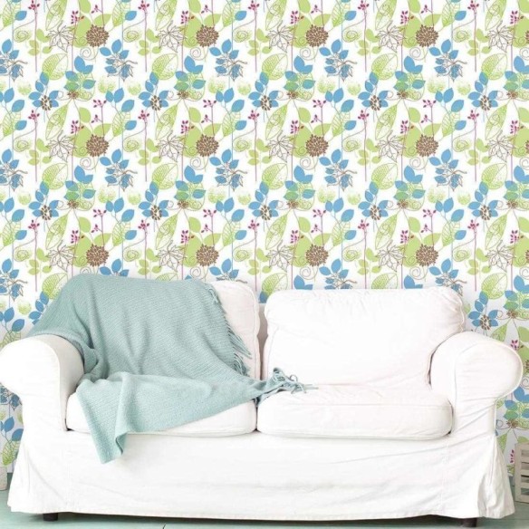 Papel de Parede Adesivo Floral 525