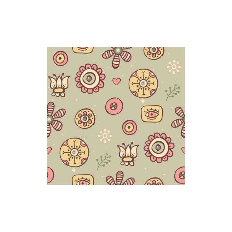 Papel de Parede Adesivo Floral 694