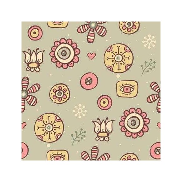 Papel de Parede Adesivo Floral 694