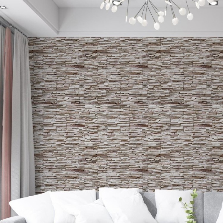 Papel de Parede Adesivo 3D Pedras NP061