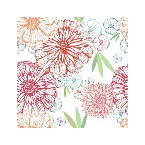 Papel de Parede Adesivo Floral 7