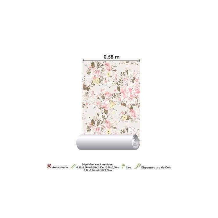 Papel de Parede Adesivo Floral 95222134