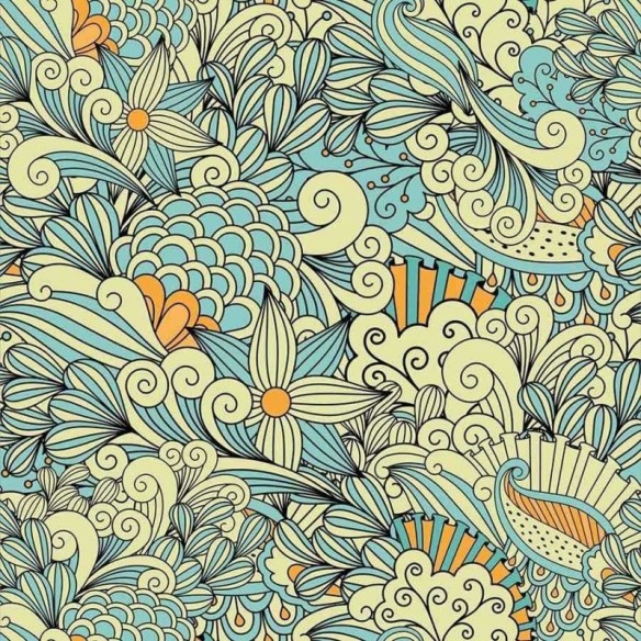 Papel de Parede Adesivo Floral abstrata N03033