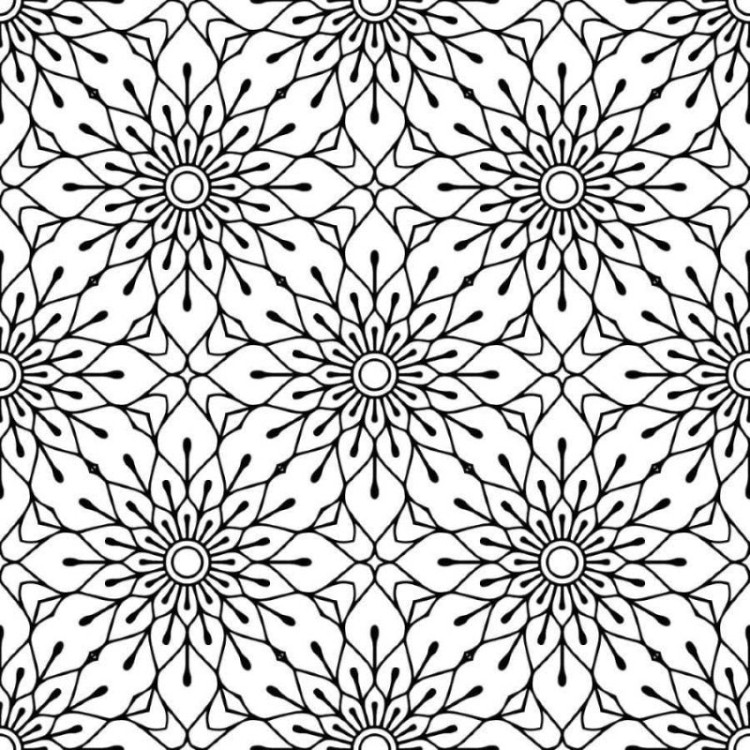 Papel de Parede Adesivo Floral Abstrato N013205