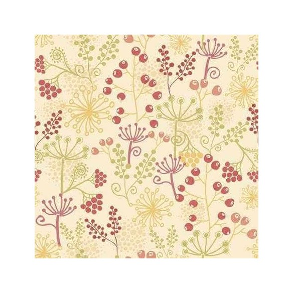Papel de Parede Adesivo Floral Amarelo 120234430