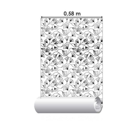 Papel de Parede Adesivo Floral Artístico N06073