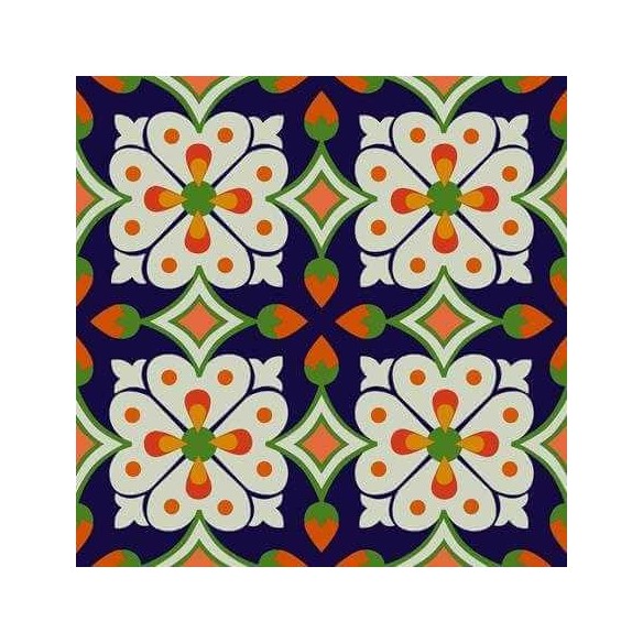 Papel de Parede Adesivo Floral Azul 133010822