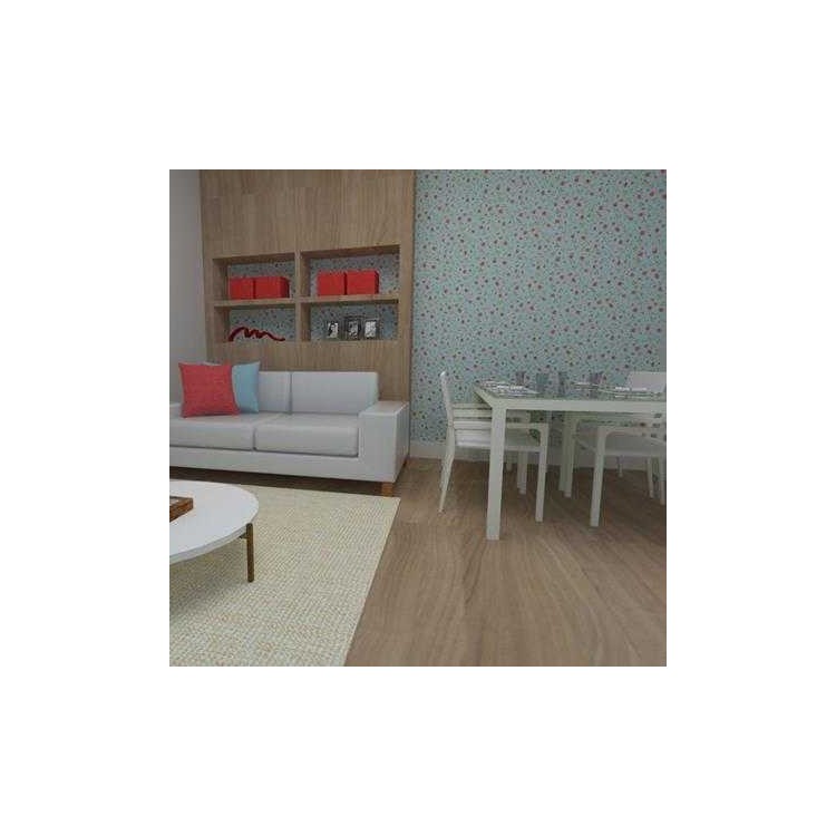 Papel de Parede Adesivo Floral Azul 226