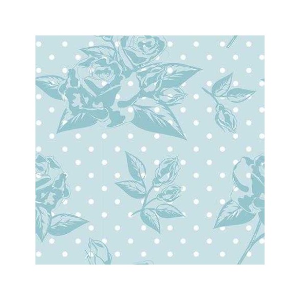 Papel de Parede Adesivo Floral Azul 4716963