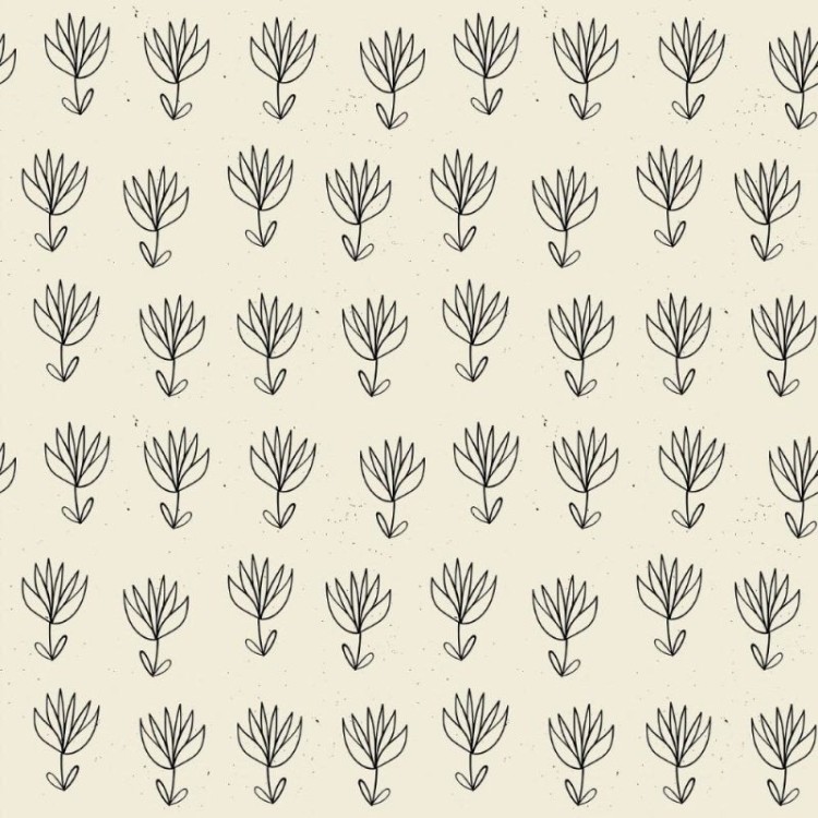 Papel de Parede Adesivo Floral Bege N012096