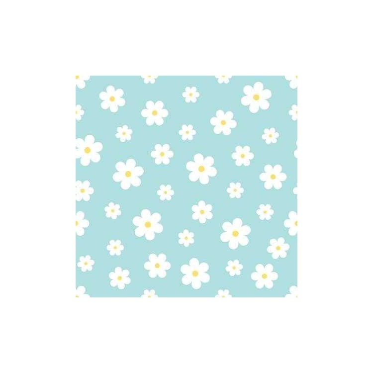 Papel de Parede Adesivo Floral Branco 326608565