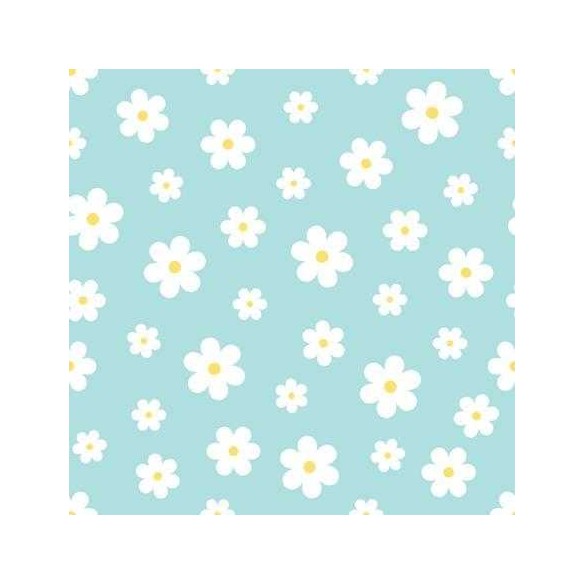 Papel de Parede Adesivo Floral Branco 326608565