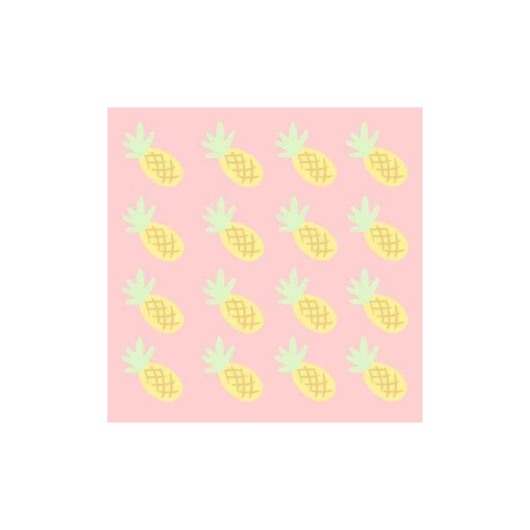 Papel de Parede Adesivo Abacaxi Fruta 42622