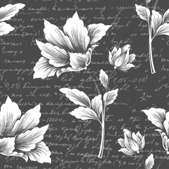 Papel de Parede Adesivo Floral Classic N014197