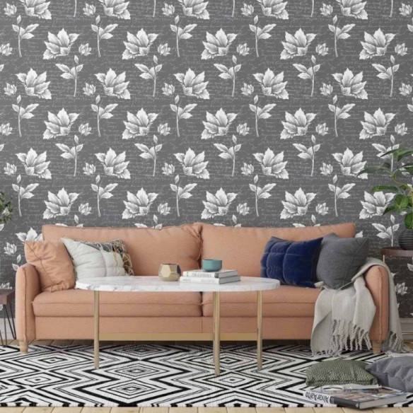 Papel de Parede Adesivo Floral Classic N014197