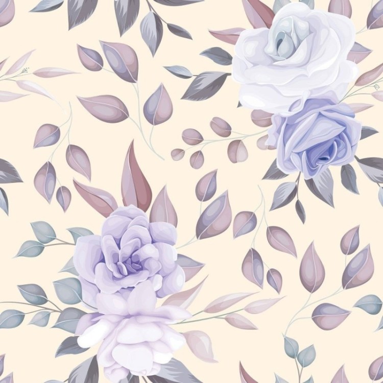 Papel de Parede Adesivo Floral Classico N018068