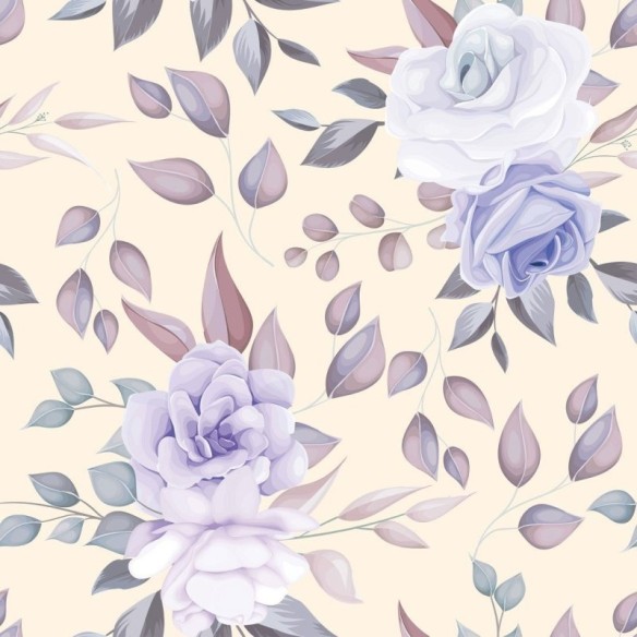 Papel de Parede Adesivo Floral Classico N018068