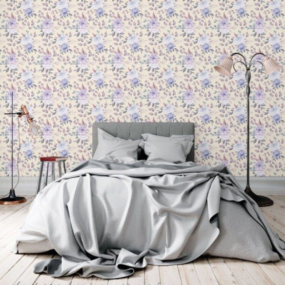 Papel de Parede Adesivo Floral Classico N018068