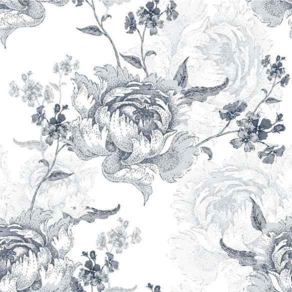 Papel de Parede Adesivo Floral Comércio N02201