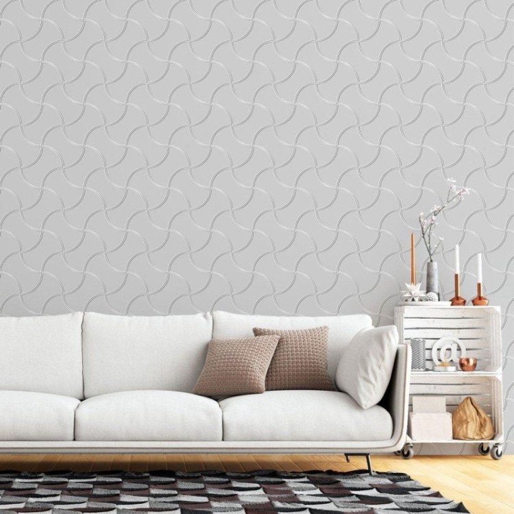 Papel de Parede Adesivo Abstrato Linhas N015206