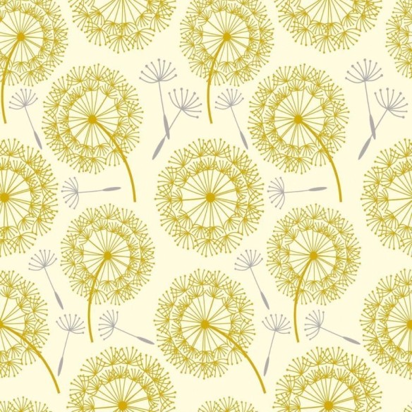 Papel de Parede Adesivo Floral Dente de Leão N018005