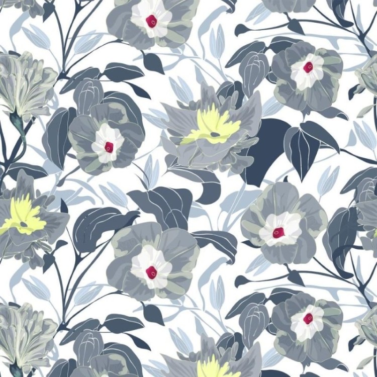 Papel de Parede Adesivo Floral Glory Flower...