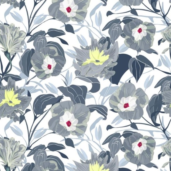 Papel de Parede Adesivo Floral Glory Flower N014018
