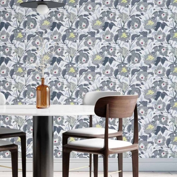 Papel de Parede Adesivo Floral Glory Flower N014018