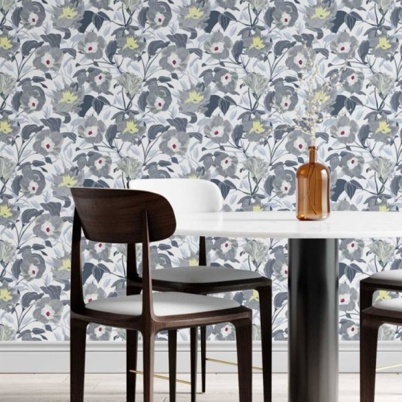 Papel de Parede Adesivo Floral Glory Flower N014018