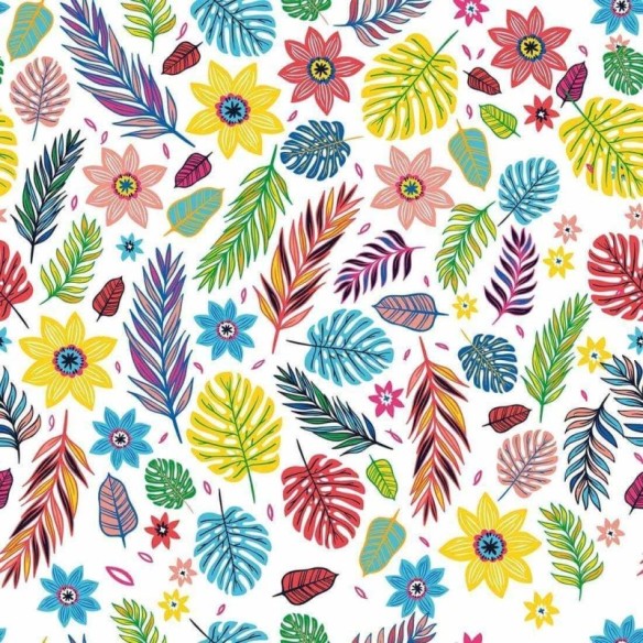 Papel de Parede Adesivo Floral Infantil N02059
